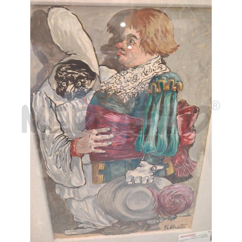 QUADRO A FIRMA FABBRETTO  | Mercatino dell'Usato Roma eur 2