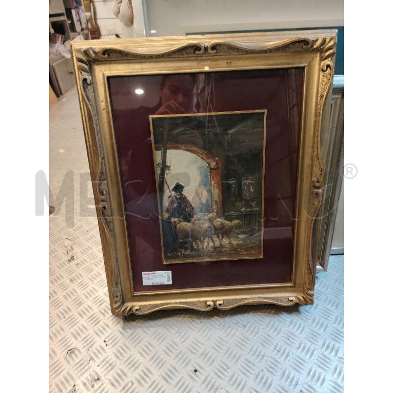 QUADRO A FIRMA FATTORI TRAMONTO | Mercatino dell'Usato Roma eur 1