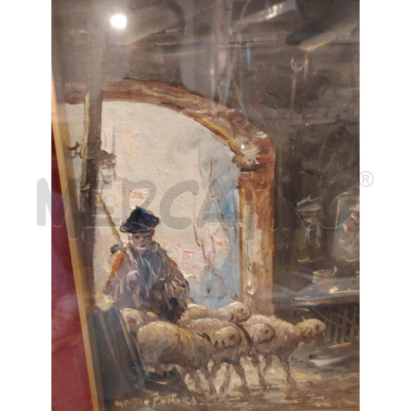 QUADRO A FIRMA FATTORI TRAMONTO | Mercatino dell'Usato Roma eur 3