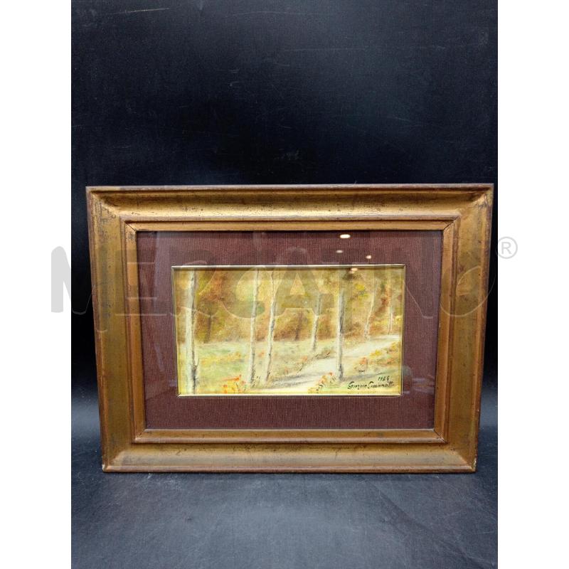 QUADRO A FIRMA GIANNOTTI BOSCO | Mercatino dell'Usato Roma eur 1