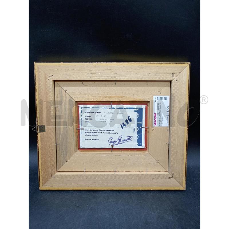 QUADRO A FIRMA GIANNOTTI VOLTO | Mercatino dell'Usato Roma eur 3
