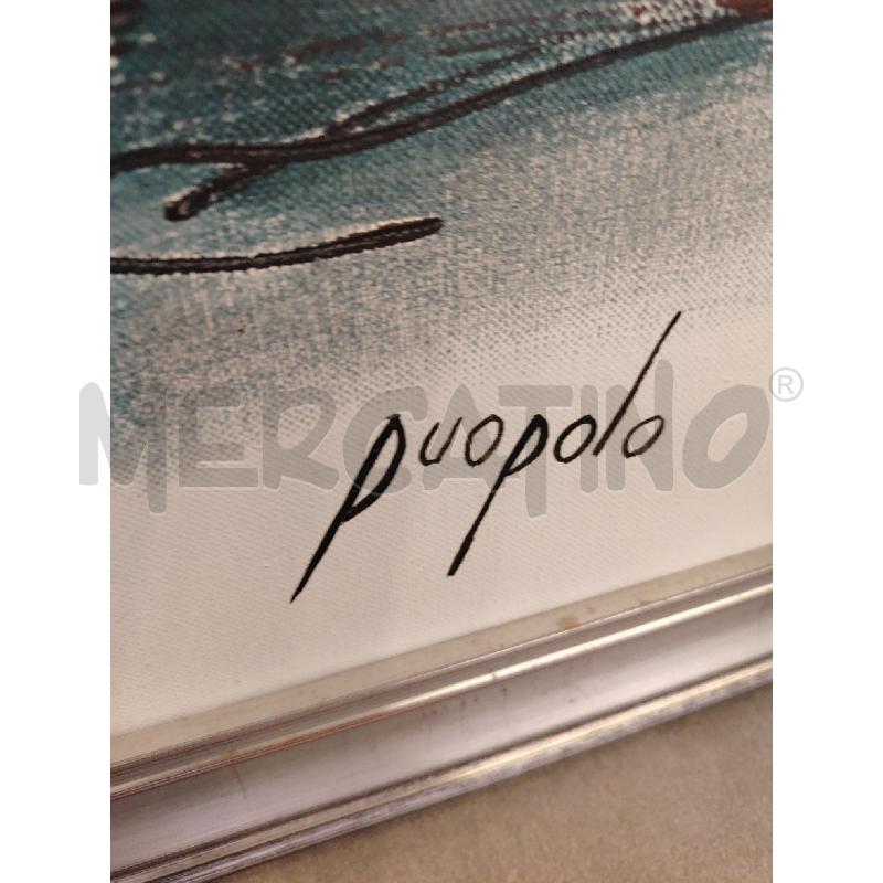 QUADRO A FIRMA PUOPOLO  | Mercatino dell'Usato Roma eur 3