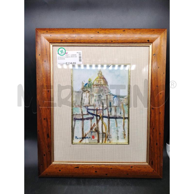 QUADRO A FIRMA RUGGIERO ROMA | Mercatino dell'Usato Roma eur 1