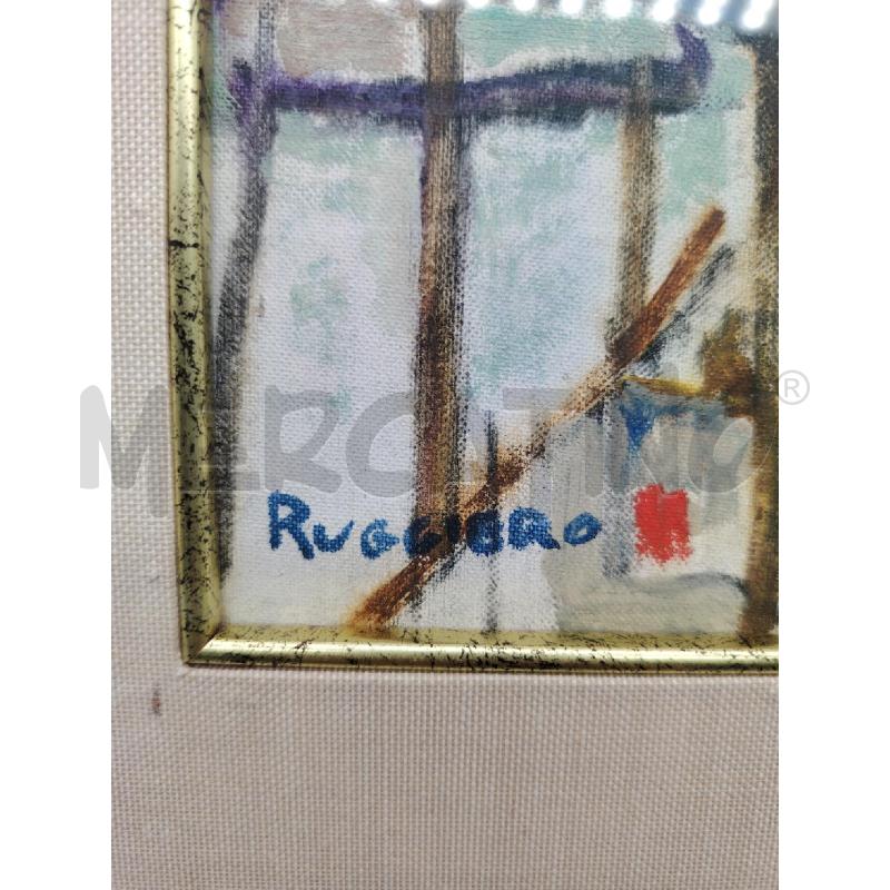 QUADRO A FIRMA RUGGIERO ROMA | Mercatino dell'Usato Roma eur 2