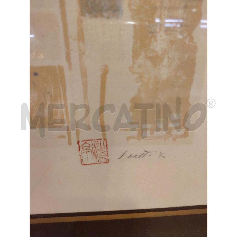QUADRO A FIRMA SAETTI  | Mercatino dell'Usato Roma eur 2