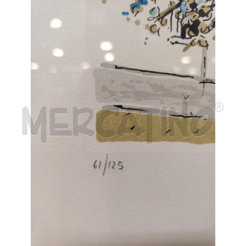QUADRO A FIRMA TAMBURI  CASA  | Mercatino dell'Usato Roma eur 2