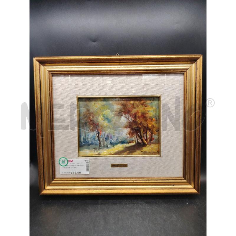 QUADRO A FIRMA VENEZIA  BOSCHI D'AUTUNNO | Mercatino dell'Usato Roma eur 1