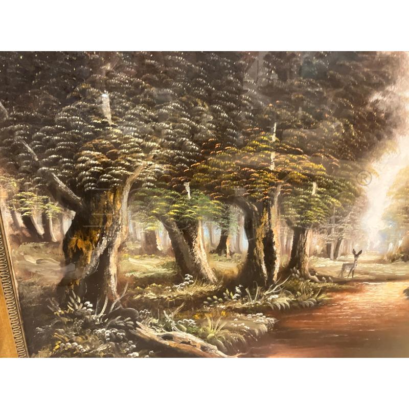 QUADRO BOSCO ANIMALI | Mercatino dell'Usato Roma eur 2