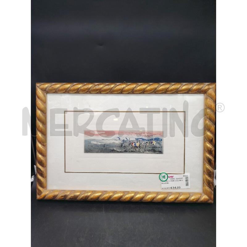 QUADRO C/DOR COLORI LACUSTRI | Mercatino dell'Usato Roma eur 1