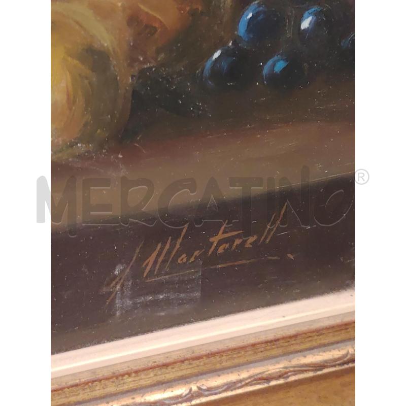 QUADRO C/DOR NATURA MORTA  | Mercatino dell'Usato Roma eur 2