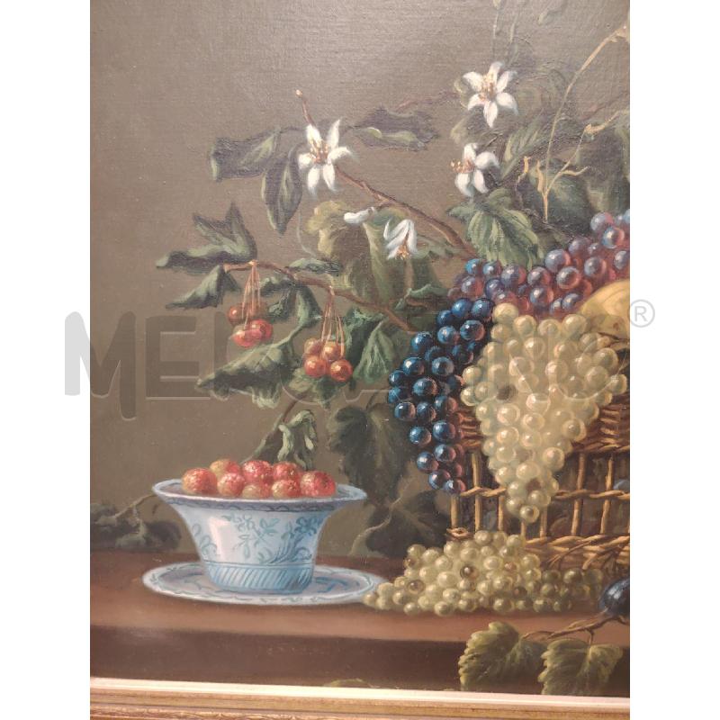 QUADRO C/DOR NATURA MORTA  | Mercatino dell'Usato Roma eur 3