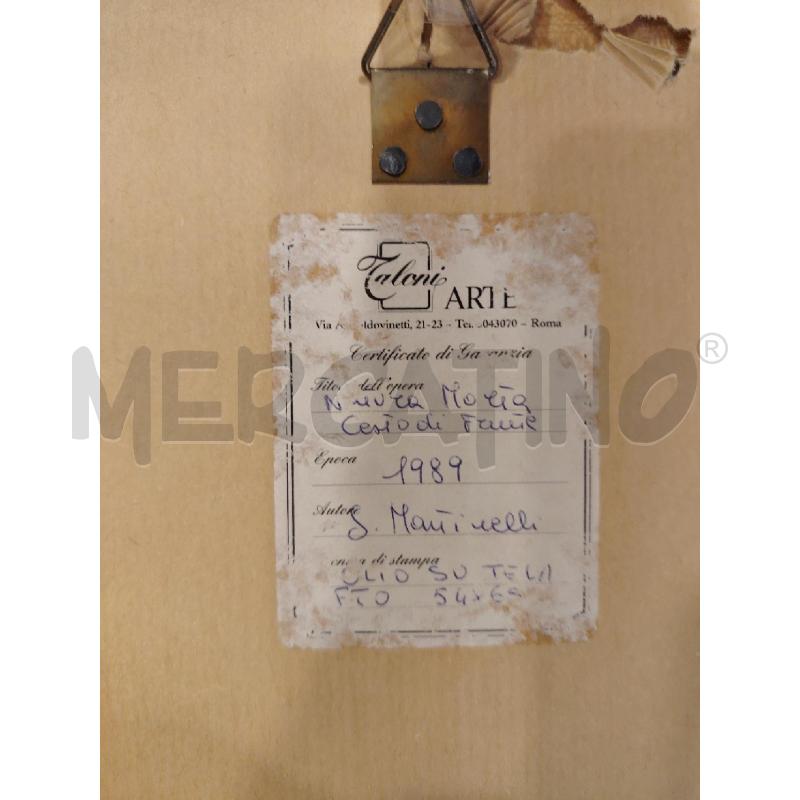 QUADRO C/DOR NATURA MORTA  | Mercatino dell'Usato Roma eur 4
