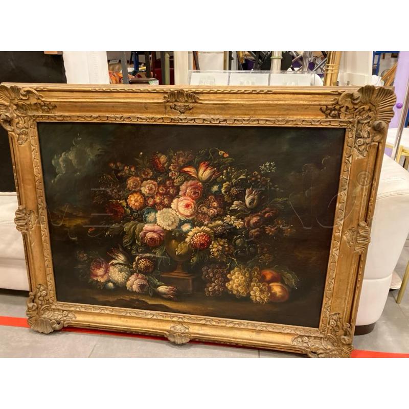 QUADRO C/DOR NATURA MORTA | Mercatino dell'Usato Roma eur 1