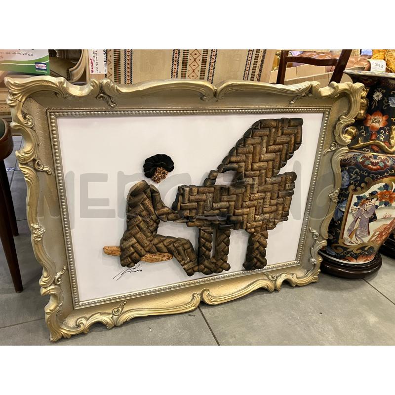 QUADRO C/DOR PIUANISTA SUGHERO | Mercatino dell'Usato Roma eur 1