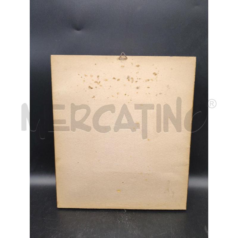 QUADRO C/DOR VOLTO RAGAZZA C/GATTO | Mercatino dell'Usato Roma eur 3
