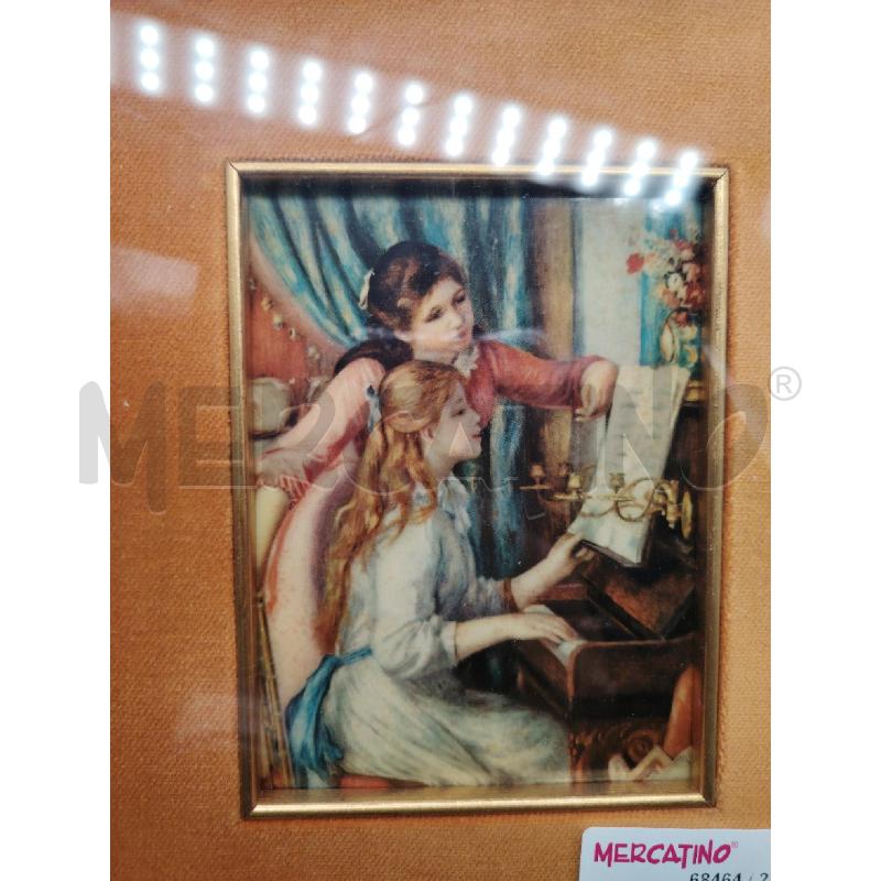 QUADRO C/DOR  PIANISTE  | Mercatino dell'Usato Roma eur 2