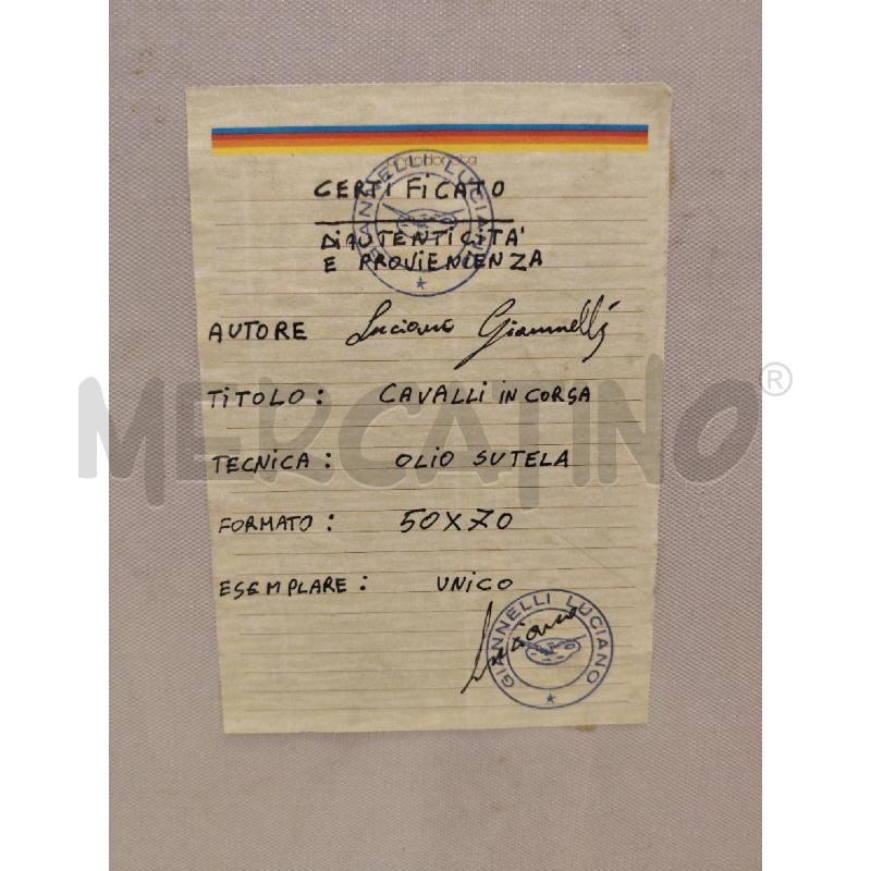 QUADRO CAVALLI SPATOLATI | Mercatino dell'Usato Roma eur 4