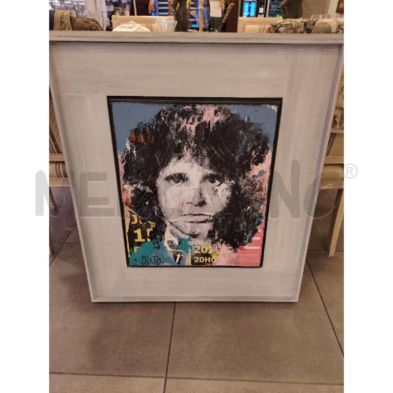 QUADRO DIP JIM MORRISON  | Mercatino dell'Usato Roma eur 1
