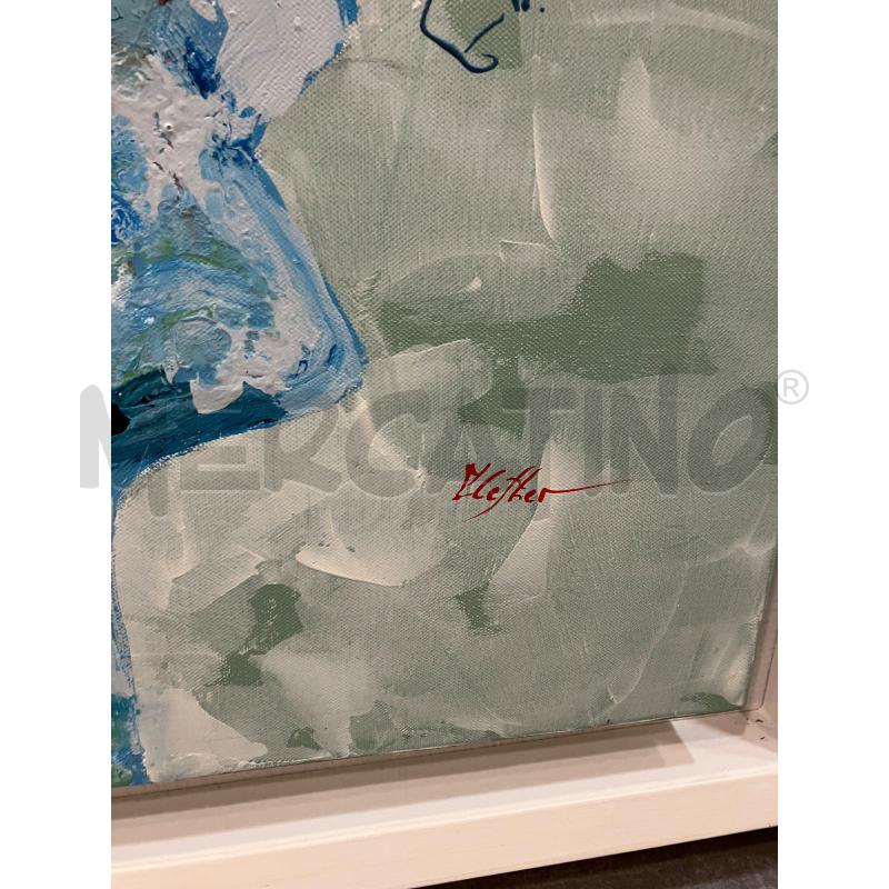 QUADRO DONNA DAI CAPELLI ROSSI  | Mercatino dell'Usato Roma eur 3