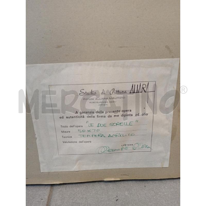 QUADRO DUE SORELLE | Mercatino dell'Usato Roma eur 5