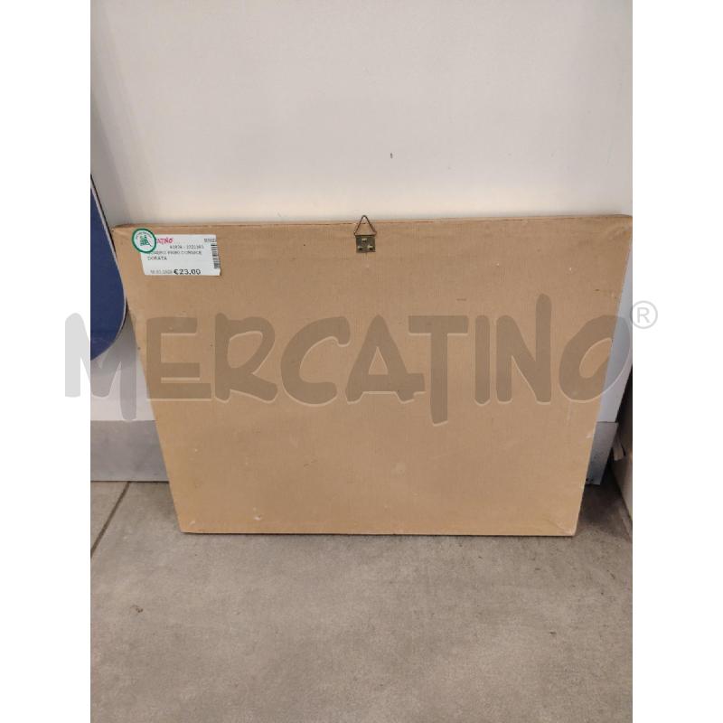 QUADRO FIORI CORNICE DORATA  | Mercatino dell'Usato Roma eur 3