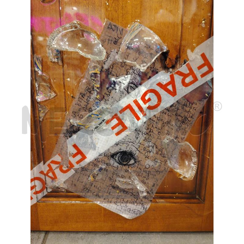 QUADRO LEGNO VODKA ARTE MODERNA  | Mercatino dell'Usato Roma eur 2