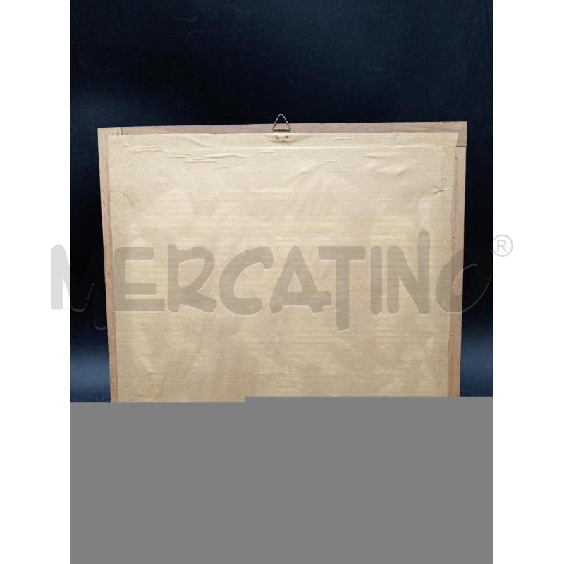 QUADRO MAIOLICA CONTADINA FIRMATA | Mercatino dell'Usato Roma eur 4