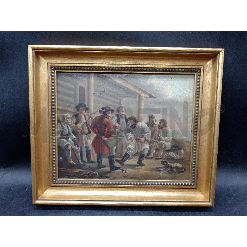 QUADRO OLIO SU RAME FESTA UCRAINA   | Mercatino dell'Usato Roma eur 1