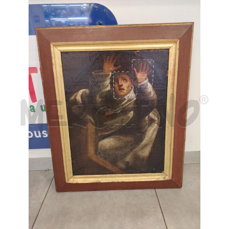 QUADRO OLIO SU TAVOLA APOCALISSE | Mercatino dell'Usato Roma eur 1