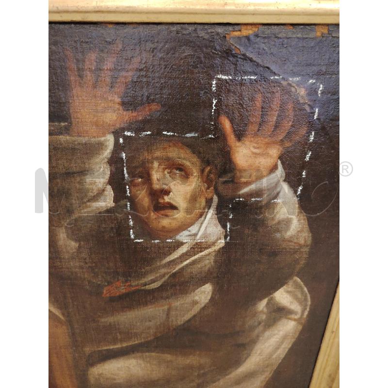 QUADRO OLIO SU TAVOLA APOCALISSE | Mercatino dell'Usato Roma eur 2