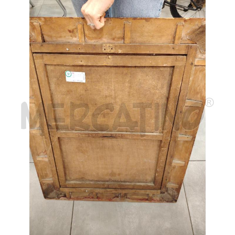 QUADRO OLIO SU TAVOLA APOCALISSE | Mercatino dell'Usato Roma eur 5