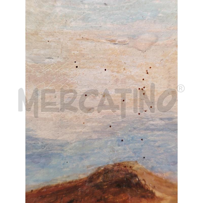 QUADRO OLIO SU TAVOLA PAESAGGIO  | Mercatino dell'Usato Roma eur 3