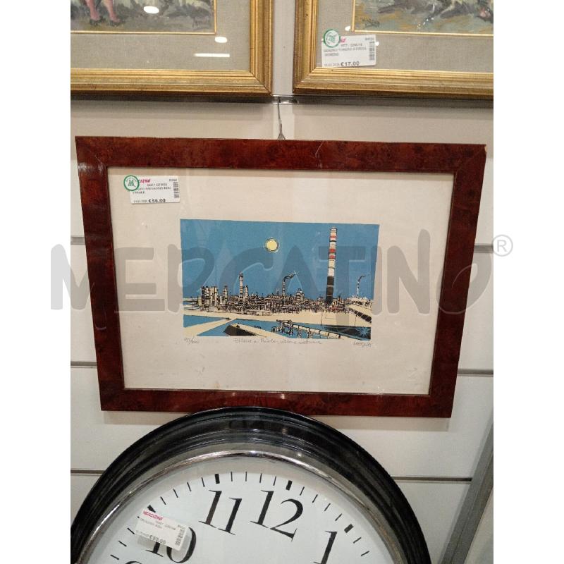 QUADRO PAESAGGIO INDUSTRIALE | Mercatino dell'Usato Roma eur 1