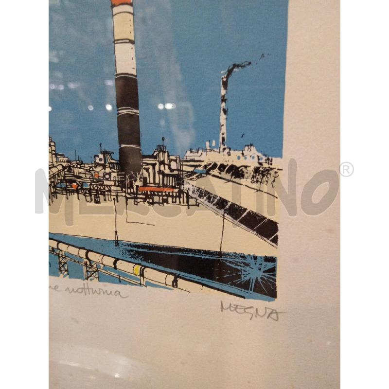 QUADRO PAESAGGIO INDUSTRIALE | Mercatino dell'Usato Roma eur 2