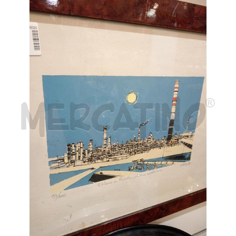 QUADRO PAESAGGIO INDUSTRIALE | Mercatino dell'Usato Roma eur 3