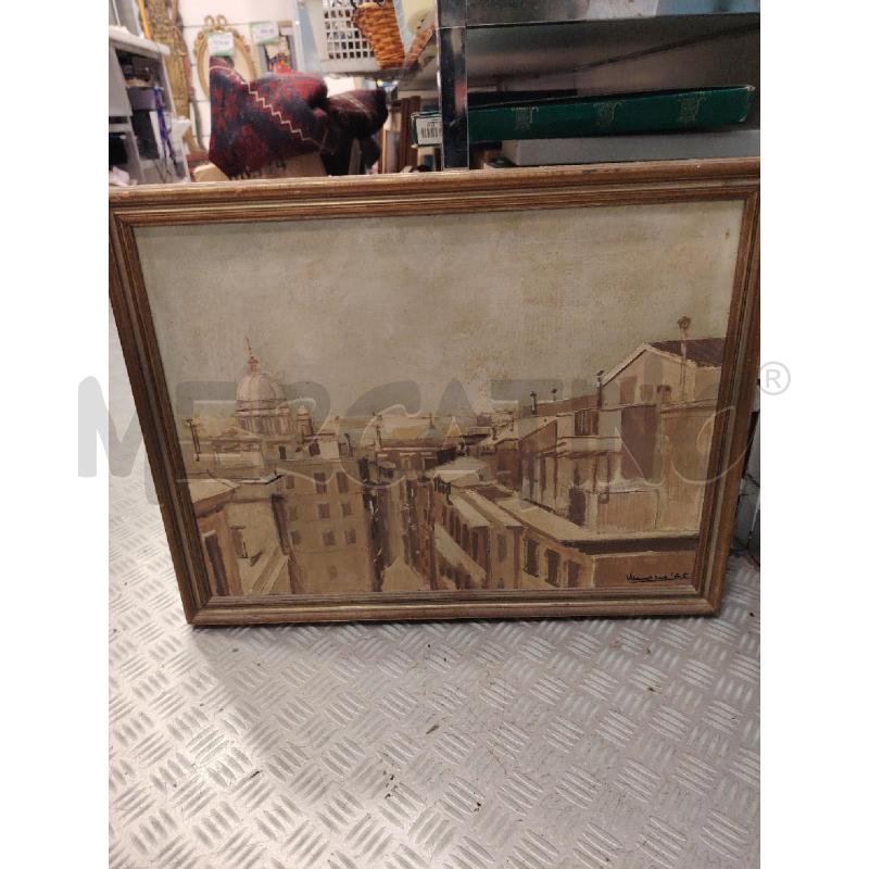 QUADRO PAESAGGIO URBANO | Mercatino dell'Usato Roma eur 1