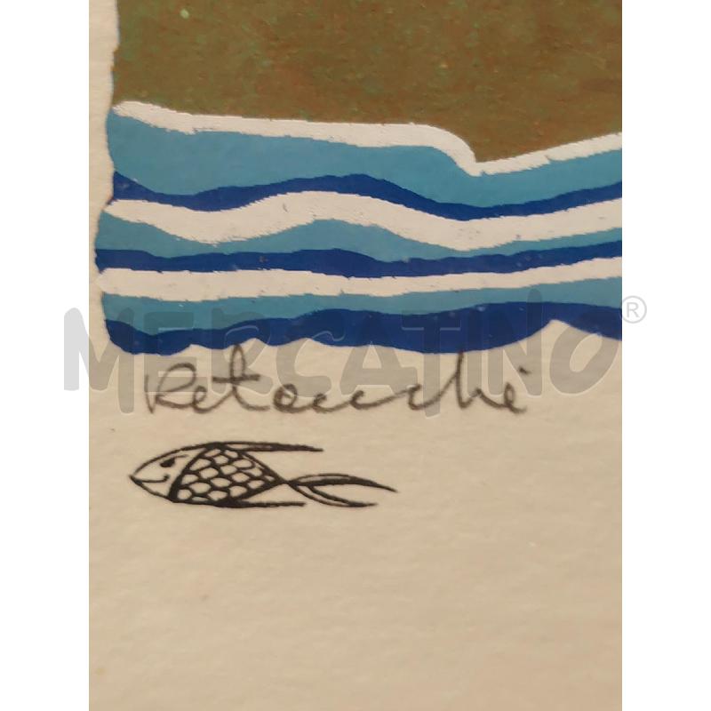 QUADRO PESCE AQUILONE  C/BIA  | Mercatino dell'Usato Roma eur 4