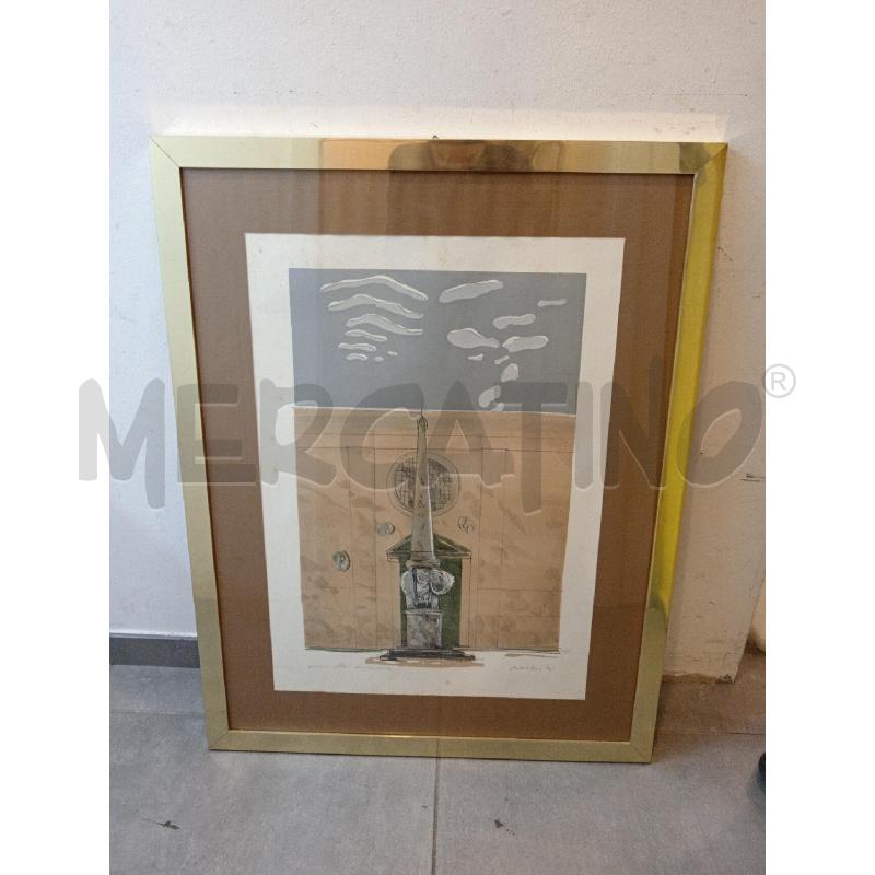 QUADRO PIAZZA DELLA MINERVA | Mercatino dell'Usato Roma eur 1