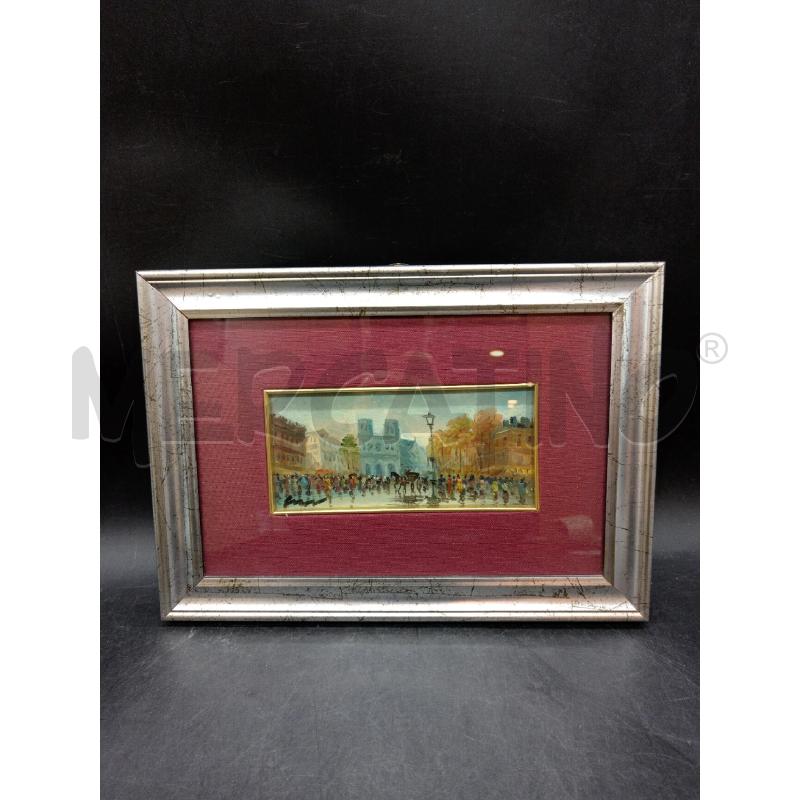 QUADRO PITTURA PIAZZA FRANCESE | Mercatino dell'Usato Roma eur 1