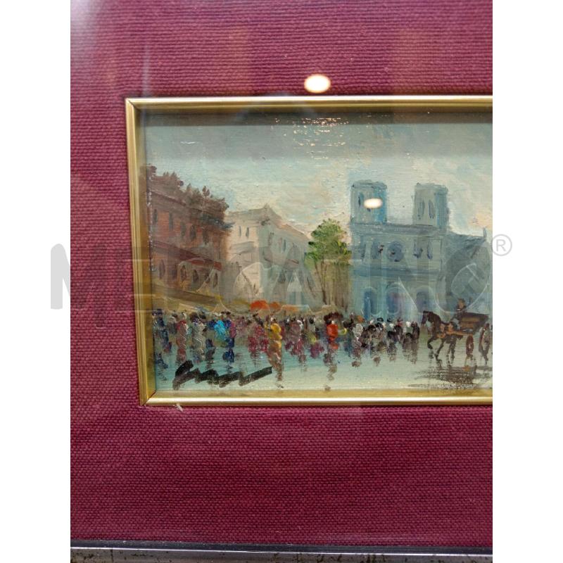 QUADRO PITTURA PIAZZA FRANCESE | Mercatino dell'Usato Roma eur 2