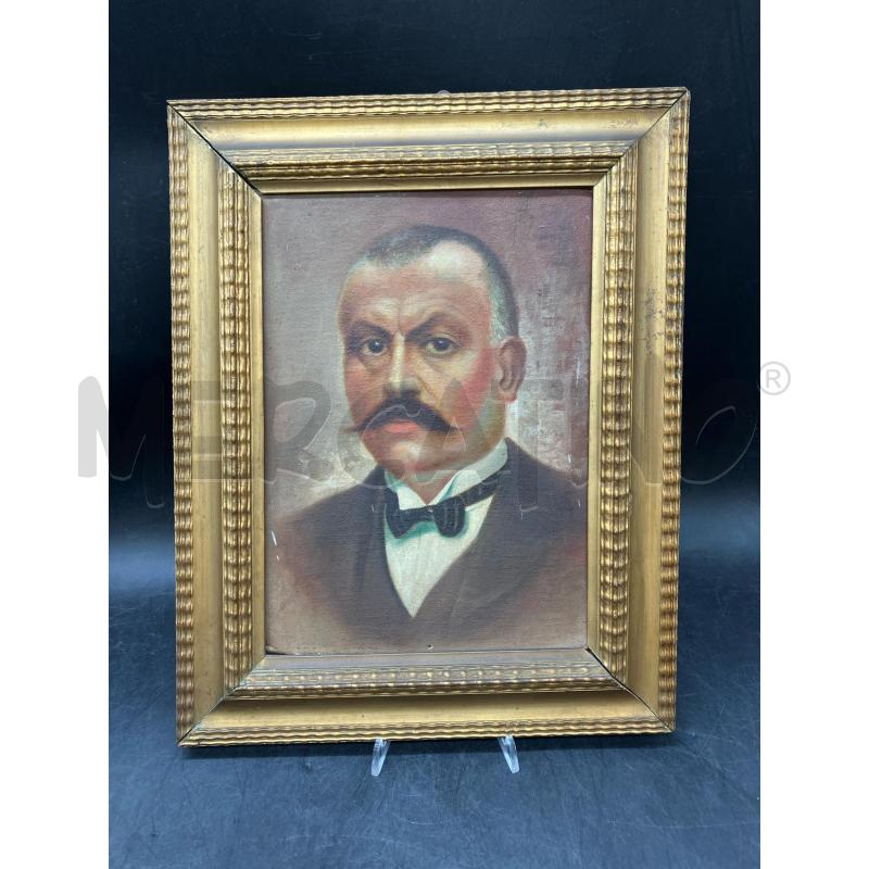 QUADRO RITRATTO SIGNORE COR DOR  | Mercatino dell'Usato Roma eur 1