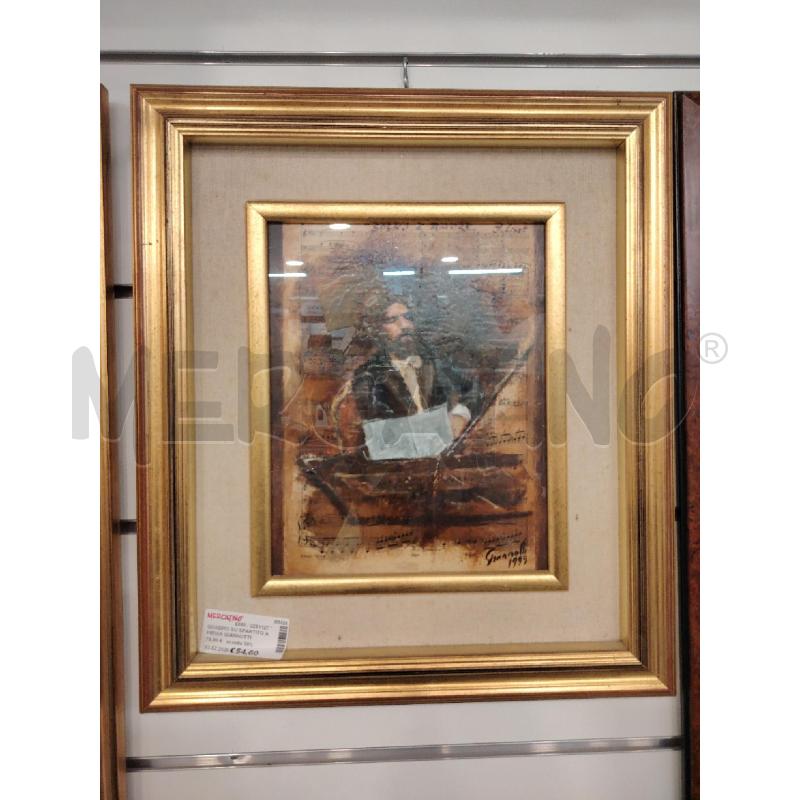 QUADRO SU SPARTITO A FIRMA GIANNOTTI | Mercatino dell'Usato Roma eur 1
