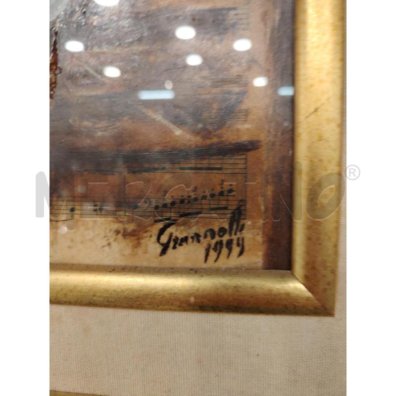 QUADRO SU SPARTITO A FIRMA GIANNOTTI | Mercatino dell'Usato Roma eur 2