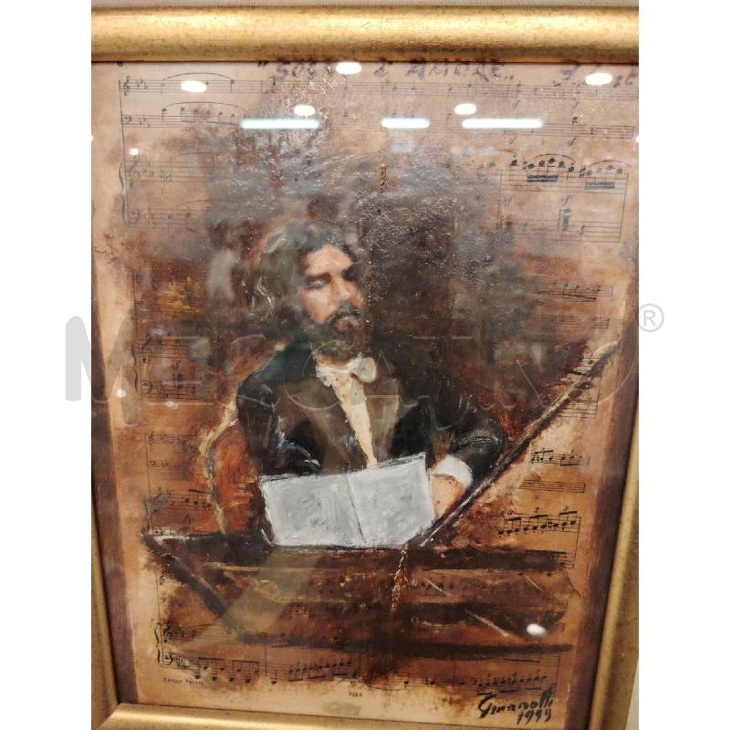 QUADRO SU SPARTITO A FIRMA GIANNOTTI | Mercatino dell'Usato Roma eur 3