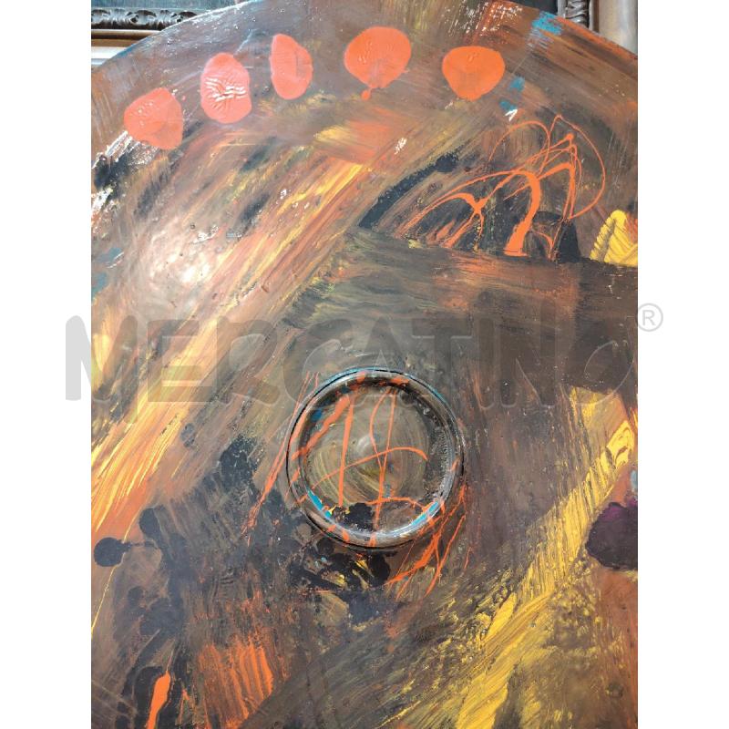 QUADRO TONDO A FIRMA BORGHI | Mercatino dell'Usato Roma eur 2