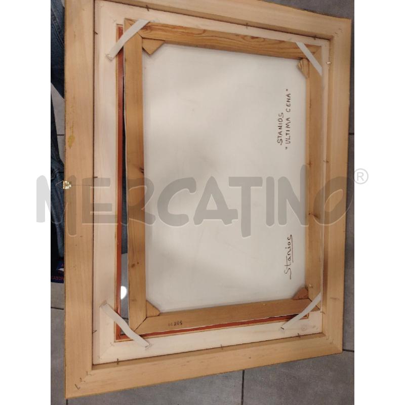 QUADRO ULTIMA CENA A FIRMA STANIOS  | Mercatino dell'Usato Roma eur 4