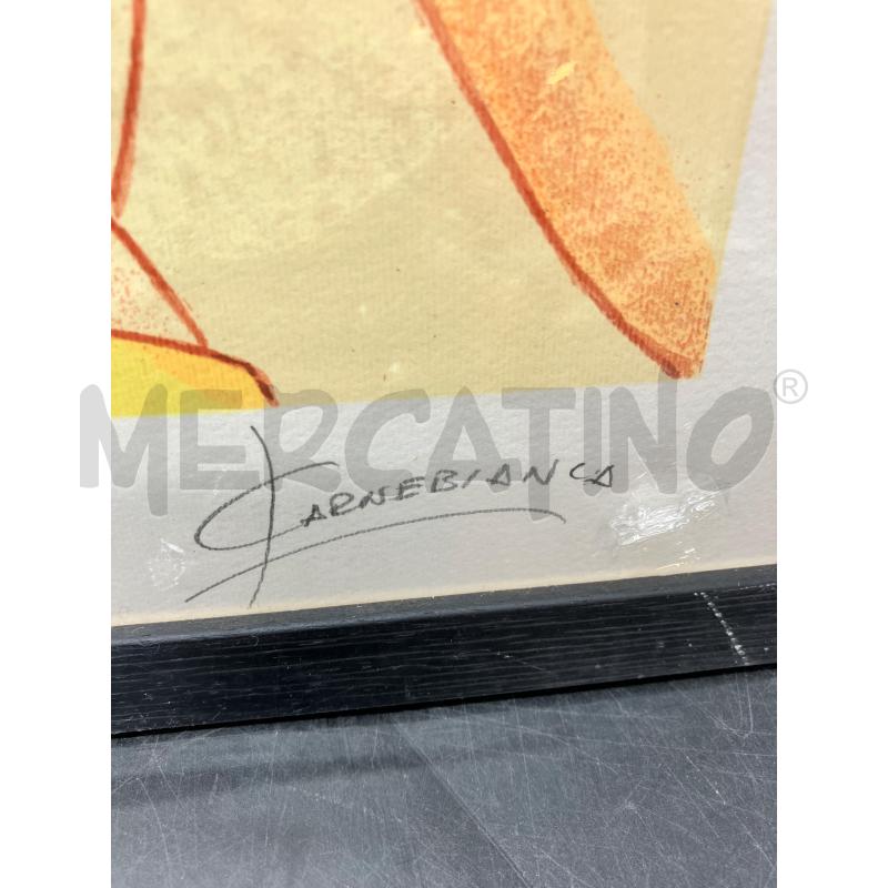 QUADRO UOMO EGIZIO A FIRMA CARNEBIANCA | Mercatino dell'Usato Roma eur 2