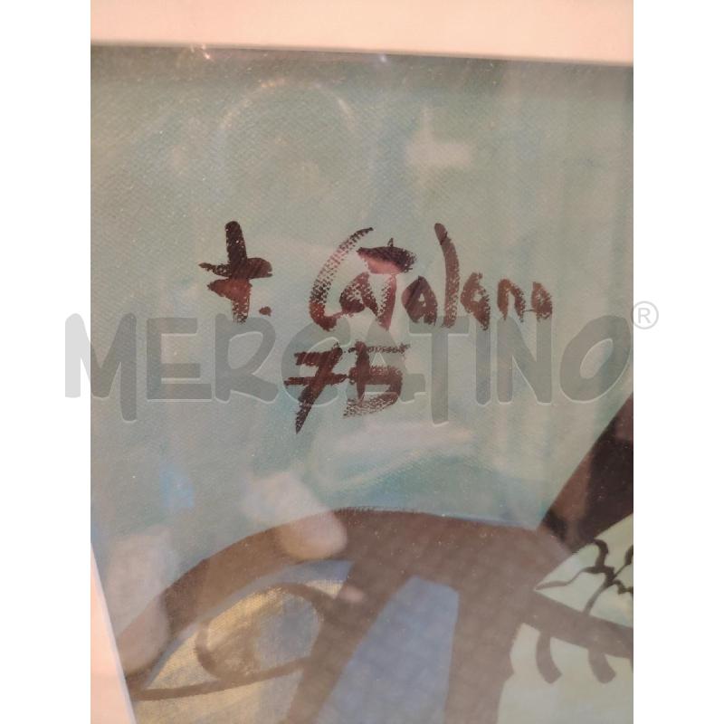 QUADRO VOLTO A FIRMA CATALANO | Mercatino dell'Usato Roma eur 2