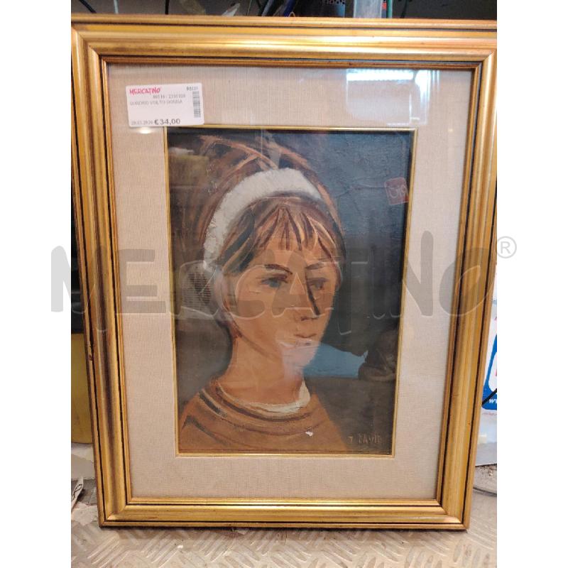 QUADRO VOLTO DONNA  | Mercatino dell'Usato Roma eur 1
