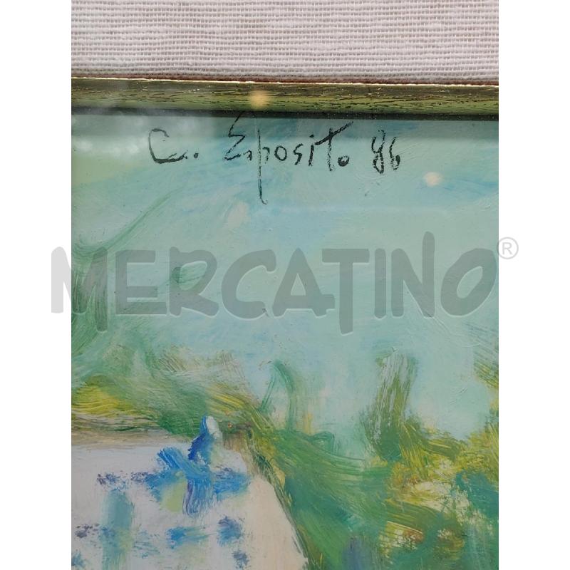 QUADRO  A FIRMA C. ESPOSITO | Mercatino dell'Usato Roma eur 2